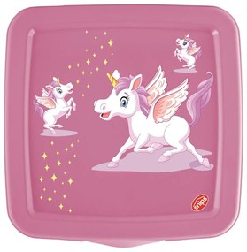 Розова детска кутия за храна Unicorn – Snips