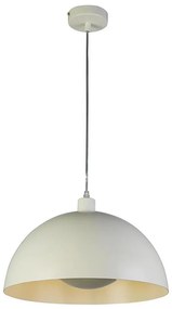 Searchlight 35410CR - Подвесен полилей MARS на кабел, 1xE27/60W/230V, Ø 25 см, кремав