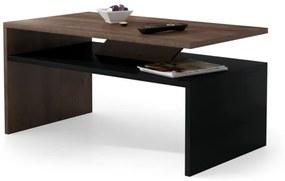 ПРИМА Кафяв дъб/Черен - МОДЕРНА ХОЛНА МАСА