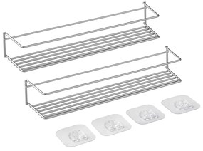 Комплект от 2 стенни рафта за подправки - Metaltex