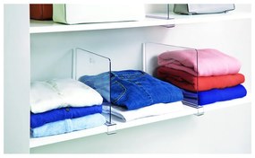 Прозрачен разделител за рафтове iDesign The Home Edit, дължина 30,9 cm - iDesign/The Home Edit