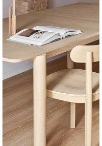 Сгъваема маса за хранене в декор от пепел 160x100 cm Atlas - Teulat