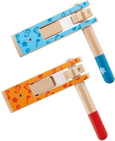 Hape - Музикална дървена играчка - Кречетало, асортимент