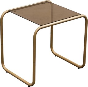 Странична масичка със стъклен плот 40x50 cm Ventana – Leitmotiv