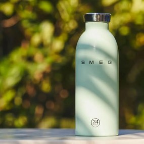 Термо бутилка SMEG Clima 50's Style WBF01PG, 500 мл, Херметично затваряне, Двустенна, Неръждаема стомана 18/8, Зелен