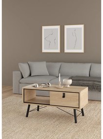 Масичка за кафе в естествен цвят 48x102 cm Ry – Tvilum