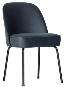 Сини кадифени трапезни столове в комплект 2 бр. Vogue – WOOOD