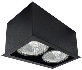 Brosline 1080 - Точково осветително тяло CAGE 2xGU10/10W/230V черно