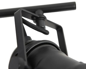 Индустриален прожектор черен 2-светлина с капаци - Movie