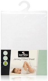 LORELLI Classic Чаршаф стреч - трико 60/120 см. БЯЛ