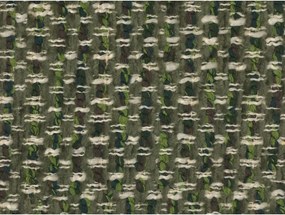 Зелено двойно легло 200x200 cm тапицирано с място за съхранение с включена подматрачна рамка Solange – Micadoni