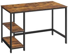 Писмено бюро SOLEA кафяво/черно