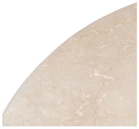 Кръгла трапезна маса с мраморна плоча ø 120 cm – Ixia