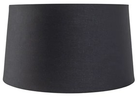 Черен памучен абажур със златен интериор 40/35/22