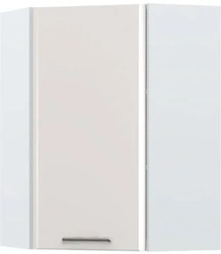 Висящ ъглов шкаф Modena V9-UG-1K-White - Gray light