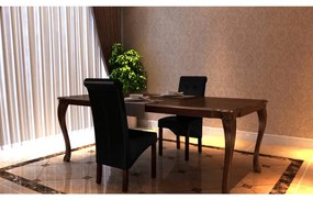 60623 vidaXL Трапезни столове, 2 бр, черни, изкуствена кожа