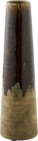 Кафява керамична висока ваза (височина 39 cm) – House Nordic