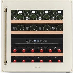 Klarstein Охладител за вино Vinsider Victoria 36, 36 бутилки, сензорен, UV защита, LED, безшумен, 3 полици