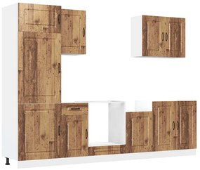 3314769 vidaXL Комплект кухненски шкафове от 7 части Kalmar, инженерно дърво