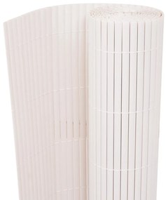 Sonata Двустранна градинска ограда, 90x300 см, бяла
