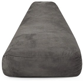 Детски пуф от рипсено кадифе в тухлен цвят Snug 80 – SLOWDOWN