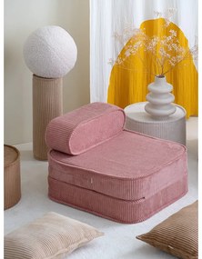 Розов детски стол от рипсено кадифе Flip – Wigiwama