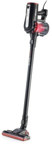 Вертикална прахосмукачка Ariete HANDY FORCE 2759, 600W, 0.5 л, Моторизирана четка, LED, HEPA, Черен/червен