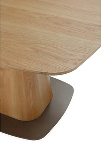 Трапезна маса от декор от дъб 120x120 cm Etel – MOME