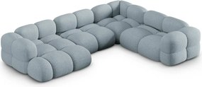 Светлосин ъглов диван (десен ъгъл/U форма) Loretto – Cosmopolitan Design