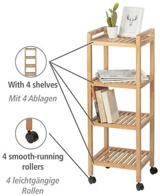 Рафт за баня от масивен орех естествен 35x97 cm Norway – Wenko