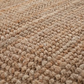 Кафяв килим от юта Юта, 200 x 290 cm - Flair Rugs