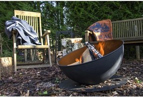 Черна камина Moon - Esschert Design