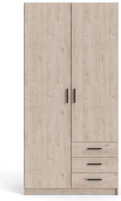 Гардероб от декор от дъб естествен 99x200 cm Sprint – Tvilum