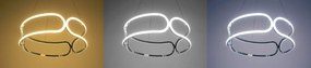 Кристален полилей LED APP790-CP TRIO BLACK