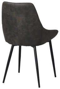 Тъмносиви трапезни столове в комплект от 2 бр. Sierra – Rowico