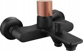 Mexen Royo One батерия за вана, черна/розово златна - 72230-76