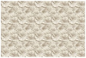 Тапет – Бежови цветя в нежен стил