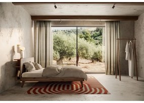 Кафяво борово двойно легло с решетка 180x200 cm Retreat - Karup Design