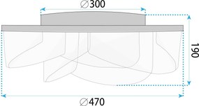 Плафон G139-C GOLD LED