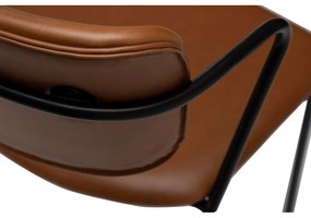 Кафяв стол от изкуствена кожа Zed - DAN-FORM Denmark