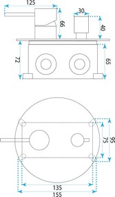 Душ система за вграждане Rea Lungo Stripe Nickel Brush
