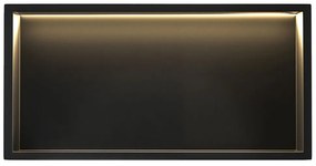 ВГРАДЕНА БАНЯ ПОЛИЧКА LED 30x60 black