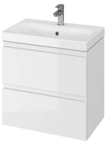 Cersanit S801-227-DSM - Окачен шкаф за баня с мивка MODUO SLIM бял