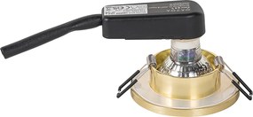 Модерен вграден прожектор златен IP54 - Shed Honey