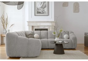 Светлосив ъглов диван Shell – Miuform