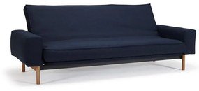 Тъмносин разтегателен диван със свалящо се покривало Mixed Dance Blue Mimer - Innovation