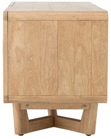 Скрин от масивно каучуково дърво в естествен цвят 120x55x45 cm Serrone – Bloomingville