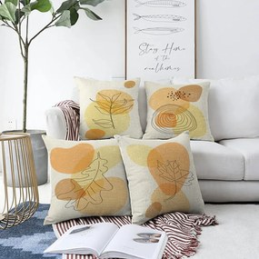 Комплект от 4 калъфки за възглавници Sunset Colours, 55 x 55 cm - Minimalist Cushion Covers