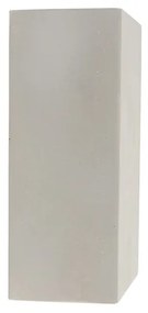 Индустриален стенен аплик сив бетон правоъгълен - Meaux