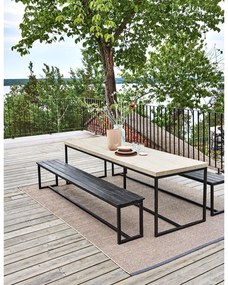 Бежов килим за открито и закрито 60x85 cm Effi Granit – Pappelina